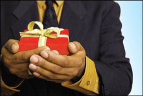 Office Politics Dictated Holiday Gift Giving