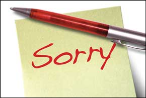 Bosses Have Difficulty Saying ‘I Am Sorry’