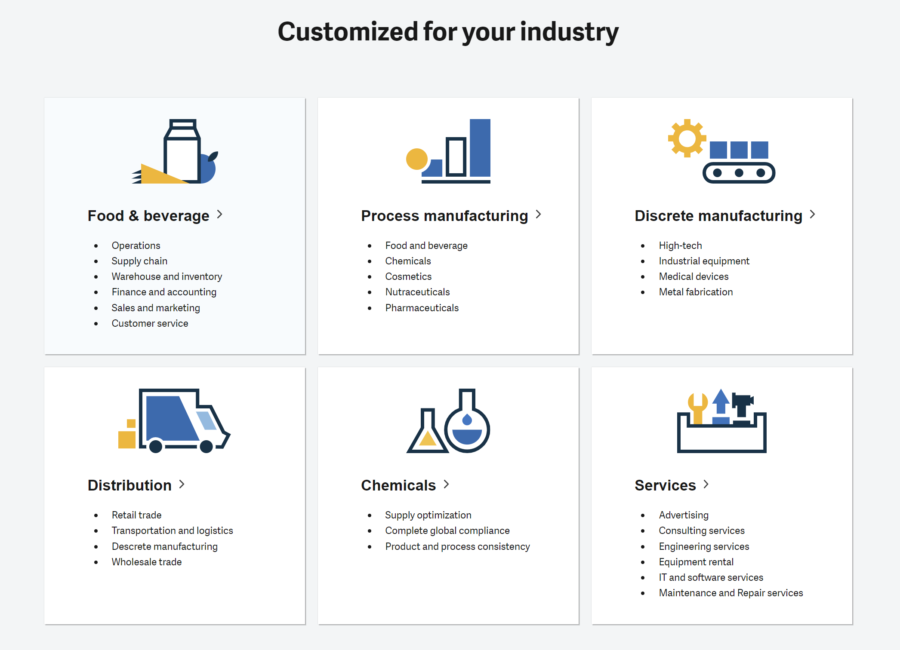 Industry-Specific Focus in Sage X3